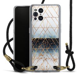 Carry Case Transparent Leather black/gold