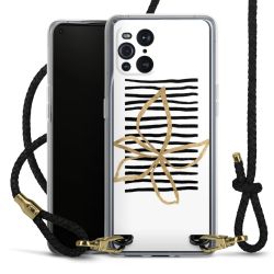 Carry Case Transparent Leather black/gold