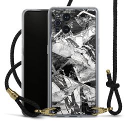 Carry Case Transparent Leather black/gold