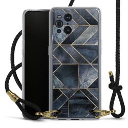 Carry Case Transparent Leather black/gold