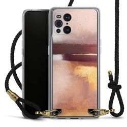 Carry Case Transparent Leather black/gold