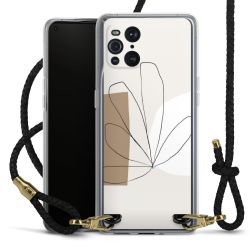 Carry Case Transparent Leather black/gold