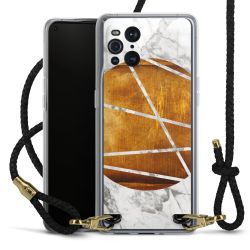 Carry Case Transparent Leather black/gold