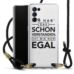 Carry Case Transparent Leder schwarz/gold