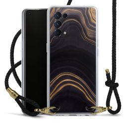 Carry Case Transparent Leather black/gold