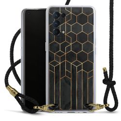 Carry Case Transparent Leather black/gold