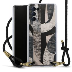 Carry Case Transparent Leather black/gold