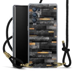 Carry Case Transparent Leather black/gold