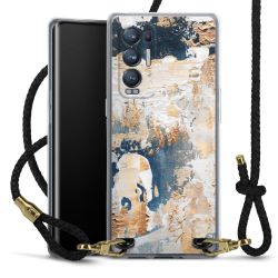 Carry Case Transparent Leather black/gold