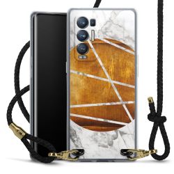 Carry Case Transparent Leather black/gold