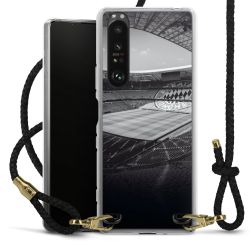 Carry Case Transparent Leather black/gold