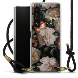 Carry Case Transparent Leather black/gold