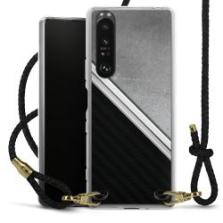 Carry Case Transparent Leather black/gold