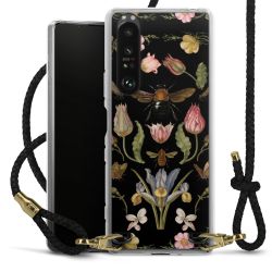 Carry Case Transparent Leather black/gold