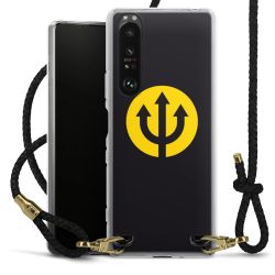 Carry Case Transparent Leather black/gold