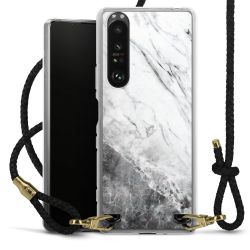 Carry Case Transparent Leather black/gold