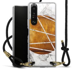 Carry Case Transparent Leather black/gold