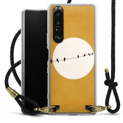 Carry Case Transparent Leather black/gold