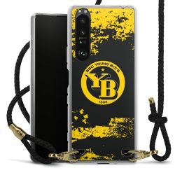 Carry Case Transparent Leather black/gold