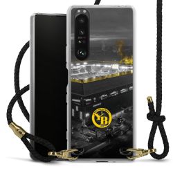 Carry Case Transparent Leather black/gold