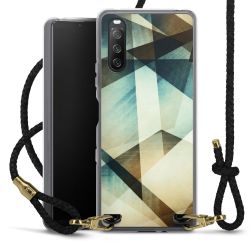 Carry Case Transparent Leather black/gold