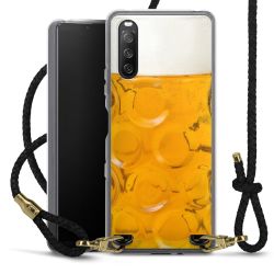 Carry Case Transparent Leather black/gold