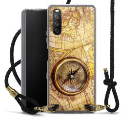 Carry Case Transparent Leather black/gold