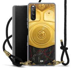 Carry Case Transparent Leather black/gold