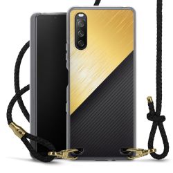 Carry Case Transparent Leather black/gold