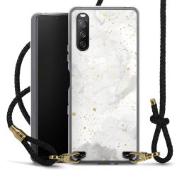 Carry Case Transparent Leather black/gold