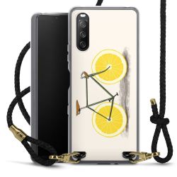 Carry Case Transparent Leather black/gold