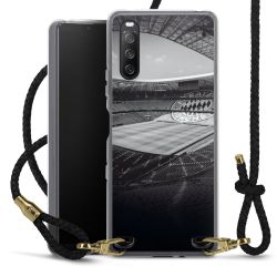 Carry Case Transparent Leather black/gold