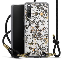 Carry Case Transparent Leather black/gold