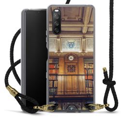 Carry Case Transparent Leather black/gold