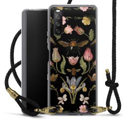 Carry Case Transparent Leather black/gold