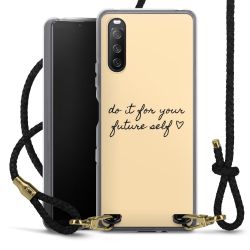 Carry Case Transparent Leather black/gold