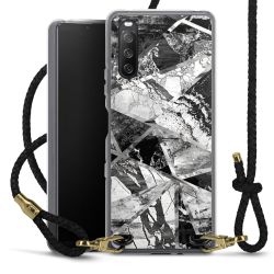 Carry Case Transparent Leather black/gold