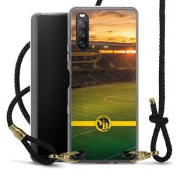 Carry Case Transparent Leather black/gold