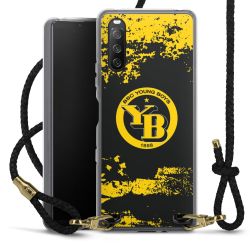 Carry Case Transparent Leather black/gold