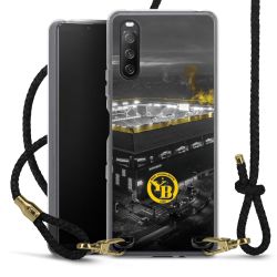 Carry Case Transparent Leather black/gold