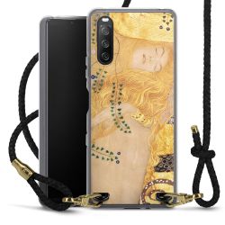 Carry Case Transparent Leather black/gold