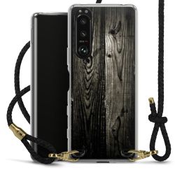 Carry Case Transparent Leather black/gold