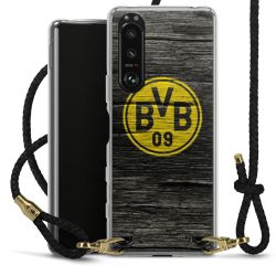 Carry Case Transparent Leather black/gold