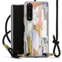 Carry Case Transparent Leather black/gold