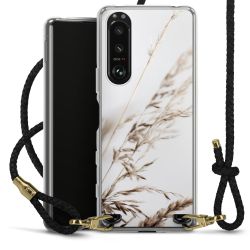 Carry Case Transparent Leather black/gold