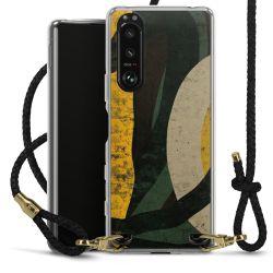 Carry Case Transparent Leather black/gold