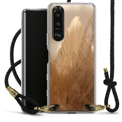 Carry Case Transparent Leather black/gold