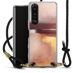 Carry Case Transparent Leather black/gold