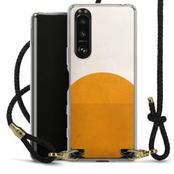 Carry Case Transparent Leather black/gold