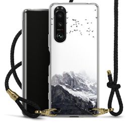 Carry Case Transparent Leather black/gold